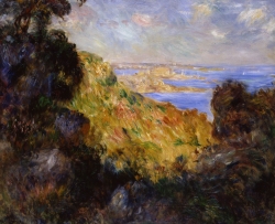 Pierre-Auguste RENOIR (1841-1919), Baie de Salerne ou Paysage du midi, 1881, huile sur toile, 46 x 55,5 cm. © MuMa Le Havre / Florian Kleinefenn
