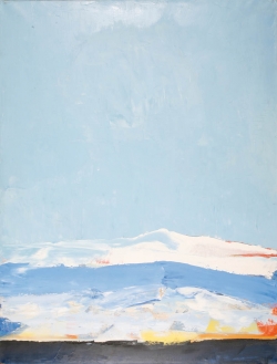 Nicolas de STAËL (1914-1955), Paysage, Antibes, 1955, huile sur toile, 116 x 89 cm. © MuMa Le Havre / Charles Maslard — © ADAGP, Paris, 2013