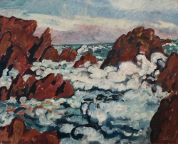Louis VALTAT (1869-1952), Les Rochers rouges à Agay, ca. 1910, huile sur toile, 81,5 x 101 cm. © MuMa Le Havre / David Fogel — © ADAGP, Paris, 2015 Louis VALTAT (1869-1952), Les Rochers rouges à Agay, ca. 1910, huile sur toile, 81,5 x 101 cm. © MuMa Le Havre / David Fogel — © ADAGP, Paris, 2015