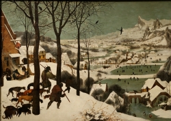 Chasseurs dans la neige - Pieter Brueghel l'Ancien, Kunsthistorisches Museum de Vienne, en Autriche