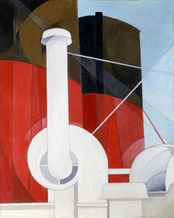 Charles DEMUTH (1883-1935), Paquebot Paris, 1921-1922, huile sur toile. Columbus - Columbus Museum of Art. © Columbus Museum of Art - Ohio /Gift of Ferdinand Howald Charles DEMUTH (1883-1935), Paquebot Paris, 1921-1922, huile sur toile. Columbus - Columbus Museum of Art. © Columbus Museum of Art - Ohio /Gift of Ferdinand Howald