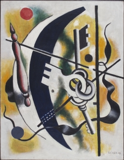 Fernand LÉGER (1881-1955), Composition aux clés, 1929, huile sur toile, 65 x 50,5. Le Havre Musée d’art moderne André Malraux. MuMa Le Havre / Charles Maslard © Adagp, Paris 2023