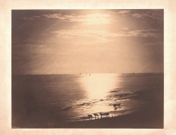 Gustave LE GRAY (1820-1884), Le soleil au zénith - Océan n°22 - Normandie. 