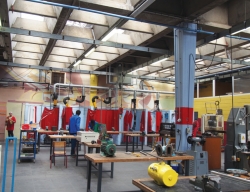 Atelier ouest du lycée Robert Schuman Le Havre-Caucriauville en 2016. © cliché François Vatin