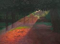 Félix VALLOTTON (1865-1925), Le Rayon, 1909, huile sur toile, 73 x 100 cm. 'Collection particulière