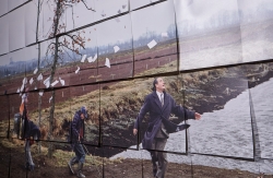 Détail -  A sudden Gust of wind de Jeff Wall