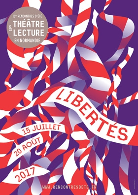 Rencontres d’été – théâtre et lecture en Normandie. www.vifdesign.fr