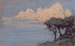 Jean Francis AUBURTIN (1866-1930), Effet de nuages sur les pins. Bord de mer, 1904-1930, gouache et fusain sur papier, 32 x 51,5 cm. Le Havre, musée d’art moderne André Malraux, don Francine et Michel Quentin, 2007. © MuMa Le Havre / Charles Maslard