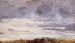 Eugène BOUDIN (1824-1898), Ciel, soleil couchant, arbustes au premier plan, ca. 1848-1853, huile sur papier, 11 x 19,5 cm. © MuMa Le Havre / Florian Kleinefenn