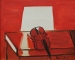Raoul DUFY (1877-1953), Le Violon rouge, 1949, huile sur toile, 22,5 x 27,5 cm. © MuMa Le Havre / David Fogel — © ADAGP, Paris, 2013