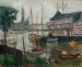 Othon FRIESZ (1879-1949), Bassin des yachts à Sainte-Anne, Anvers, 1906, huile sur toile, 50,5 x 62 cm. © MuMa Le Havre / David Fogel — © ADAGP, Paris, 2013