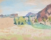 Armand GUILLAUMIN (1841-1927), Agay Valley, pastel on paper, 47.2 x 62.2 cm. © MuMa Le Havre / Charles Maslard