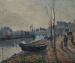Camille PISSARRO (1831-1903), Quai du Pothuis, Banks of the Oise, 1882, oil on canvas, 46.3 x 55.3 cm. © MuMa Le Havre / David Fogel