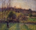 Camille PISSARRO (1831-1903), Soleil levant à Éragny, 1894, huile sur toile, 38,3 x 46 cm. © MuMa Le Havre / Florian Kleinefenn